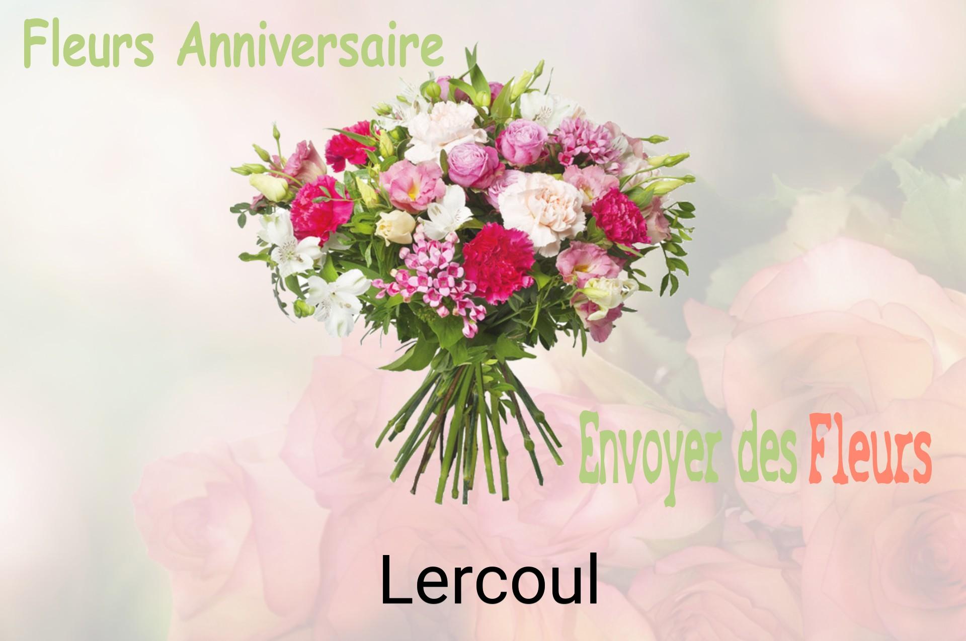 Bouquet de fleurs d’anniversaire livré à Lercoul